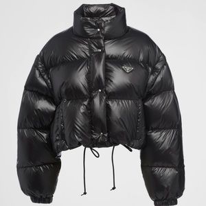 PRADA | Cropped Convertible Down Jacket/Vest